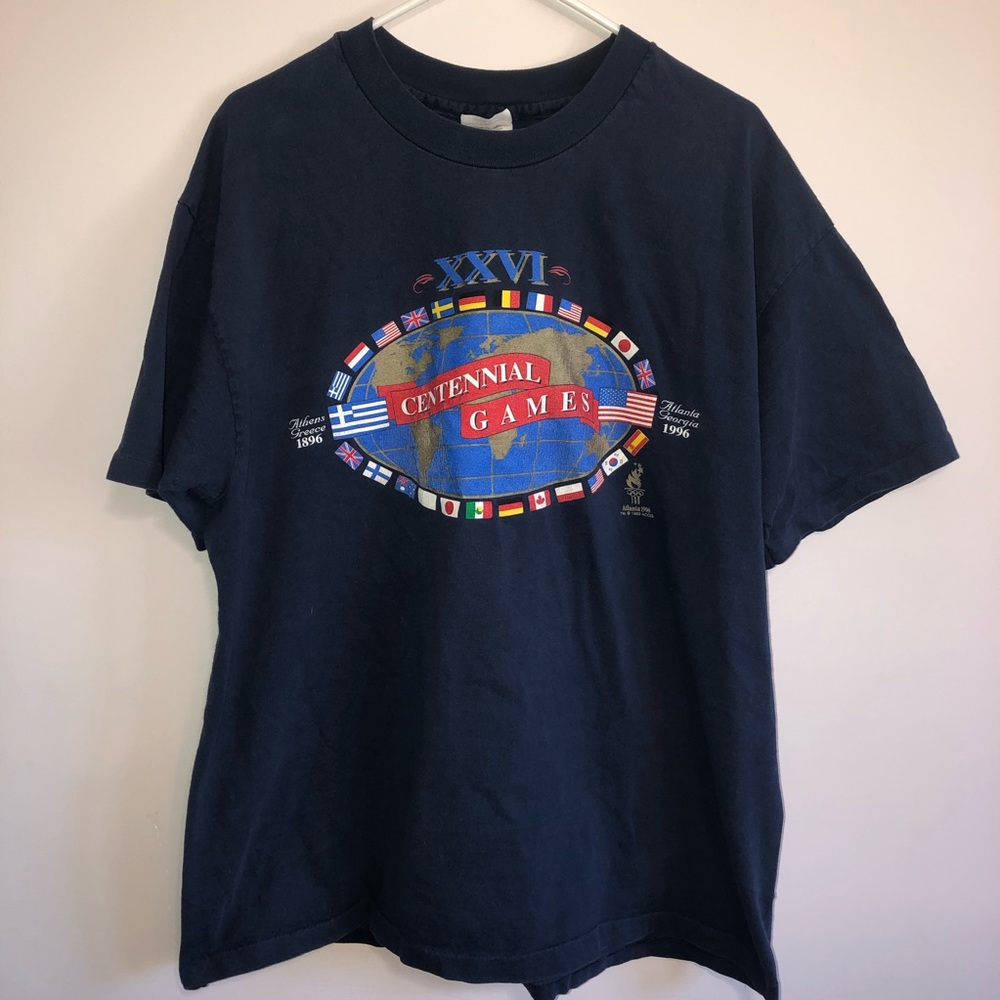 Vintage 1996 Atlanta Olympics T-Shirt Rare Hanes